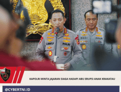 Kapolri Minta Jajaran Siaga Hadapi Abu Erupsi Anak Krakatau
