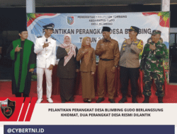 Pelantikan Perangkat Desa Blimbing Gudo Berlangsung Khidmat, Dua Perangkat Desa Resmi Dilantik