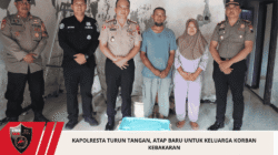 Kapolresta Turun Tangan, Atap Baru untuk Keluarga Korban Kebakaran