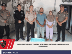 Kapolresta Turun Tangan, Atap Baru untuk Keluarga Korban Kebakaran