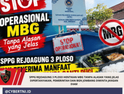 SPPG Rejoagung 3 Ploso Hentikan MBG Tanpa Alasan Yang Jelas Dipertanyakan, Pemerintah dan BGN Jombang Diminta Jangan Diam
