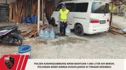 Polsek Karangsambung Kirim Bantuan 1.000 Liter Air Bersih, Pulihkan Akses Warga Dusun Jamus di Tengah Kemarau