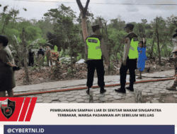 Pembuangan Sampah Liar di Sekitar Makam Singapatra Terbakar, Warga Padamkan Api Sebelum Meluas