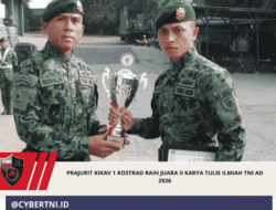 Prajurit Kikav 1 Kostrad Raih Juara II Karya Tulis Ilmiah TNI AD 2026