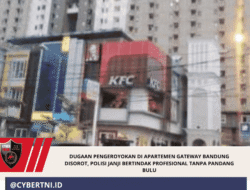 Dugaan Pengeroyokan di Apartemen Gateway Bandung Disorot, Polisi Janji Bertindak Profesional Tanpa Pandang Bulu
