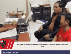 Pelajar 14 Tahun Tewas Diduga Dianiaya, Polisi Tahan Seorang Pria