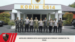 Kapolres Cirebon Kota dan Dandim 0614 Perkuat Sinergitas TNI-Polri
