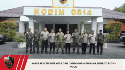 Kapolres Cirebon Kota dan Dandim 0614 Perkuat Sinergitas TNI-Polri