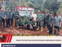 Sinergi TNI-Polri dan Lintas Sektor Jaga Lingkungan di Dongko