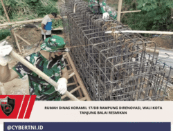 Rumah Dinas Koramil 17/DB Rampung Direnovasi, Wali Kota Tanjung Balai Resmikan