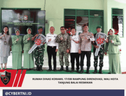 Rumah Dinas Koramil 17/DB Rampung Direnovasi, Wali Kota Tanjung Balai Resmikan