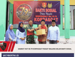 Sambut HUT ke-79 Korpasgat Pasgat Malang Gelar Bakti Sosial