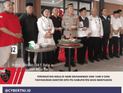 Peringatan Maulid Nabi Muhammad SAW 1448 H dan Tasyakuran Kantor DPD PSI Kabupaten Musi Banyuasin