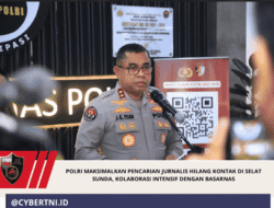 Polri Maksimalkan Pencarian Jurnalis Hilang Kontak di Selat Sunda, Kolaborasi Intensif dengan Basarnas