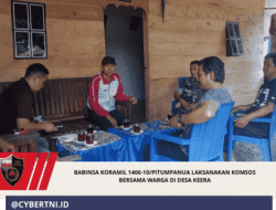 Babinsa Koramil 1406-10/Pitumpanua Laksanakan Komsos Bersama Warga di Desa Keera