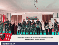 Tim Mabes TNI Berikan Penyuluhan Karhutla kepada Mahasiswa di Tulang Bawang