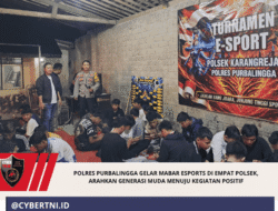 POLRES PURBALINGGA GELAR MABAR ESPORTS DI EMPAT POLSEK, ARAHKAN GENERASI MUDA MENUJU KEGIATAN POSITIF