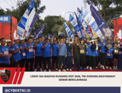 Lewat KAI Madiun Running Fest 2026, TNI Dorong Masyarakat Gemar Berolahraga
