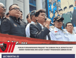 Forum Purnawirawan Prajurit TNI.Subhan Palal-Bonatua Ikut Denny Indrayana dkk Gugat Syarat Pendidikan Gibran ke MK