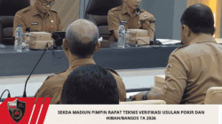 Sekda Madiun Pimpin Rapat Teknis Verifikasi Usulan Pokir dan Hibah/Bansos TA 2026