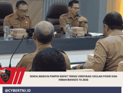 Sekda Madiun Pimpin Rapat Teknis Verifikasi Usulan Pokir dan Hibah/Bansos TA 2026