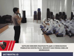 Kapolres Kebumen Ingatkan Pelajar: AI Memudahkan Pembuatan Konten Palsu, Berhenti dan Periksa Sebelum Membagikan