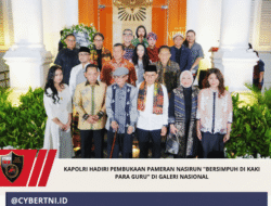 Kapolri Hadiri Pembukaan Pameran Nasirun “Bersimpuh di Kaki Para Guru” di Galeri Nasional