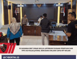 35 Nasabah BMT Dinar Mulia Laporkan Dugaan Penipuan dan TPPU ke Polda Jateng, Kerugian Diklaim Capai Rp7 Miliar