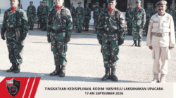 Tingkatkan Kedisiplinan, Kodim 1605/Belu Laksanakan Upacara 17-an September 2026