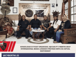Konsolidasi di Pusat Organisasi, KJB dan PT CYBERTNI Grup Internasional Bahas Langkah Strategis serta Isu Aktual Masyarakat
