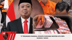 17 Tersangka Skandal Korupsi guncang Menteri ATR /BPN Nusron  wahid
