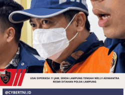Usai Diperiksa 11 Jam, Sekda Lampung Tengah Welly Adiwantra Resmi Ditahan Polda Lampung