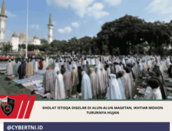 Sholat Istisqa Digelar di Alun-Alun Magetan, Ikhtiar Mohon Turunnya Hujan