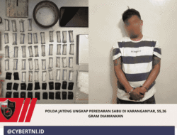 Polda Jateng Ungkap Peredaran Sabu di Karanganyar, 55,26 Gram Diamankan