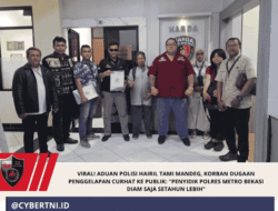 Viral! Aduan Polisi Hairil Tami Mandeg, Korban dugaan Penggelapan Curhat ke Publik: “Penyidik Polres Metro Bekasi Diam Saja Setahun Lebih”