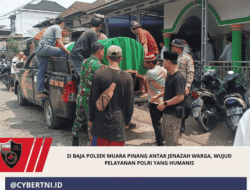 Si Baja Polsek Muara Pinang Antar Jenazah Warga, Wujud Pelayanan Polri yang Humanis