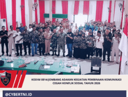 Kodim 0814/Jombang Adakan Kegiatan Pembinaan Komunikasi Cegah Konflik Sosial Tahun 2026