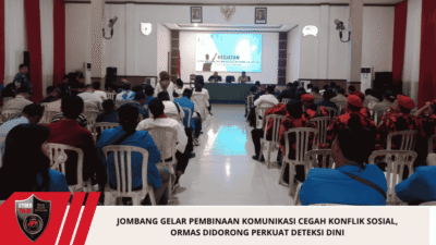 Jombang Gelar Pembinaan Komunikasi Cegah Konflik Sosial, Ormas Didorong Perkuat Deteksi Dini
