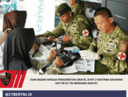 Dari Bazar hingga Pengobatan Gratis, Divif 2 Kostrad Rayakan HUT ke-81 TNI Bersama Rakyat