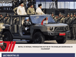 Batal di Monas, Peringatan HUT Ke-81 TNI Digelar Sederhana di Cilangkap