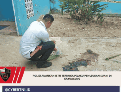 Polisi Amankan Istri Terduga Pelaku Penusukan Suami di Kayuagung