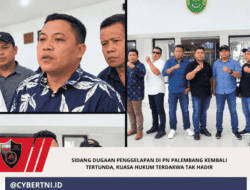 Sidang Dugaan Penggelapan di PN Palembang Kembali Tertunda, Kuasa Hukum Terdakwa Tak Hadir