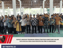 Bupati Madiun Tekankan Peran Strategis Kamituwo dalam Tata Kelola Desa dan Percepatan PBB di Kebonsari