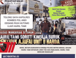 Miris, Betapa Buruknya Kinerja Polres Metro Bekasi, Aduan Hairil Tami Setahun lebih tak ada kejelasan, Hairil Tami Mencari Keadilan”