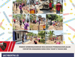 Pemdes Gembonganmekar Realisasikan Pembangunan Jalan Cor Beton Anggaran Dana Desa Tahap II Tahun 2026