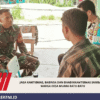 Jaga Kamtibmas, Babinsa dan Bhabinkamtibmas Sambangi Warga Desa Muara Batu-Batu
