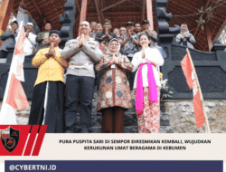 Pura Puspita Sari di Sempor Diresmikan Kembali, Wujudkan Kerukunan Umat Beragama di Kebumen