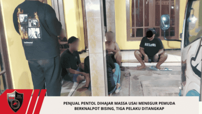 Penjual Pentol Dihajar Massa Usai Menegur Pemuda Berknalpot Bising, Tiga Pelaku Ditangkap