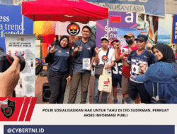 Polri Sosialisasikan Hak untuk Tahu di CFD Sudirman, Perkuat Akses Informasi Publi