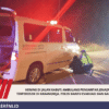 Hening di Jalan Kabut: Ambulans Pengantar Jenazah Terperosok di Karangreja, Polisi Bantu Evakuasi dan Ganti Ban